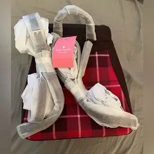 kate spade | Bags | Kate Spade Leila Red Plaid Medium Flap 